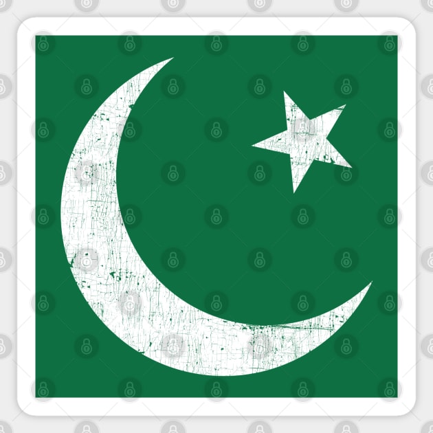 Vintage Style Pakistan Design Sticker by DrumRollDesigns